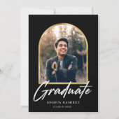 ゴールデンアーチフォトフレーム卒業発表 セーブザデート (正面)