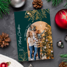 ゴールデンアーチフォトホリデーミニマリストクリスマス