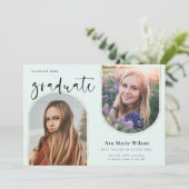 ゴールデンアーチ |写真の書道の卒業仙人 招待状 (スタンド正面)