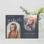 ゴールデンアーチ |写真数々の書道の卒業 招待状 (スタンド正面)