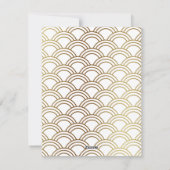 ゴールデンアートデコパターンクリスマスカード シーズンカード (裏面)