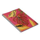 ゴールデンアールデコ自然壁紙 ノートブック (右側)