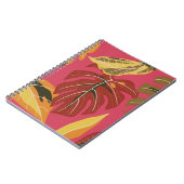 ゴールデンアールデコ自然壁紙 ノートブック (左側)