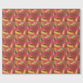 ゴールデンアールデコ自然壁紙 ラッピングペーパー (フラット)