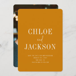 ゴールデンイエロモダンーはっきりしたラシ結婚ト写真 セーブザデート