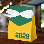 ゴールデンイエローとグリーンの卒業特典ボックス フェイバーボックス