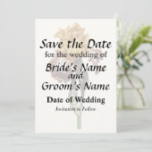 ゴールデンイエローとブロンズのアイリス セーブザデート (スタンド正面)