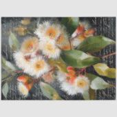 ゴールデンイエローの開花グムナッツデコパージュ 薄葉紙 (正面)