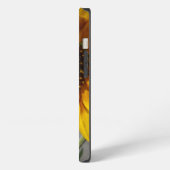 ゴールデンイエローひまわり iPhone 13 カバー (左側面)