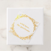 ゴールデンイエローウォーターカラー植物性金ゴールド フェイバータグ (箱)