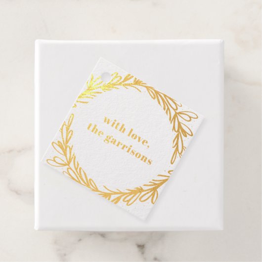 ゴールデンイエローウォーターカラー植物性金ゴールド フェイバータグ (箱)