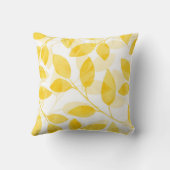 ゴールデンイエローウォーター色葉の クッション (裏面)