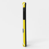 ゴールデンイエローサファリストライプーヒョウ付きホテル Case-Mate iPhoneケース (裏面/左)