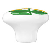 ゴールデンイエローサンフラワー セラミックノブ (側面)