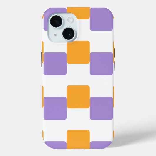 ゴールデンイエロースクウェア Case-Mate iPhoneケース (裏面)