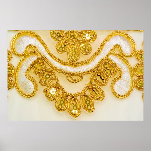 ゴールデンイエローストライプレース。背景テクスチャ、日 ポスター (正面)