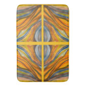 ゴールデンイエローデザートインスピレーションバスマット バスマット (正面縦)