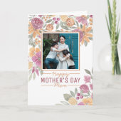 ゴールデンイエローピンクセージグリーンフローラ母の日 シーズンカード (正面)