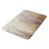 ゴールデンイエローブラウン素朴ドライプラント自然 バスマット (アングル)