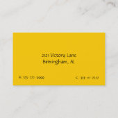 ゴールデンイエローブラックアイドスーザンフラワーズモムカード コーリングカード (裏面)