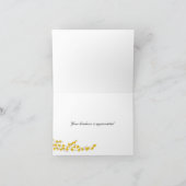 ゴールデンイエローブロッサムサンキュー サンキューカード (内部)