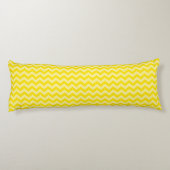 ゴールデンイエローモロッコムードシェブロン ボディピロー (裏面)