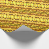 ゴールデンイエローラッピング紙 ラッピングペーパー (角)