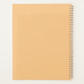 ゴールデンイエローワーク企業のビジネスエグゼクティブ プランナー手帳 (裏面)