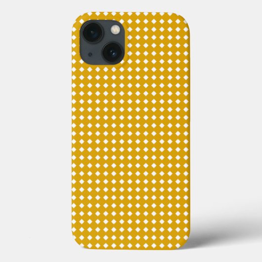 ゴールデンイエロー幾何学模様 - かわいいダイヤモンド Case-Mate iPhoneケース (裏面)