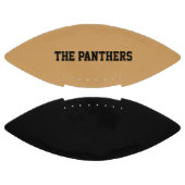 ゴールデンイエロー&ブラックカスタム アメリカンフットボール (パネル)