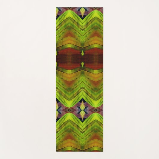 ゴールデンイカットx GL ヨガマット (正面)