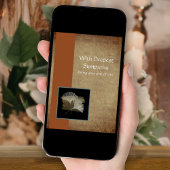 ゴールデンイチョウのビジネスの同情カード カード