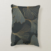 ゴールデンイチョウ:豪華なフローラデコ。 アクセントクッション (裏面(縦))