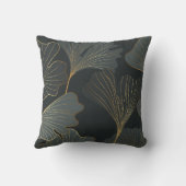 ゴールデンイチョウ：豪華なフローラデコ。 クッション (裏面)