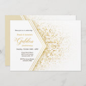 ゴールデンイヤー記念日パーティー 招待状 (正面/裏面)