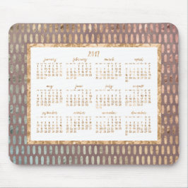 ゴールデンイヤー2017カレンダーマウスパッドバラ マウスパッド