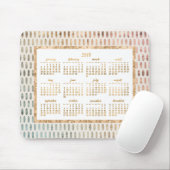 ゴールデンイヤー2019カレンダーマウスパッドライト マウスパッド (マウス)