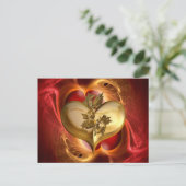 ゴールデンイヤー/ハート別ハート ポストカード (スタンド正面)