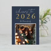 ゴールデンイヤー |新年の応援写真 箔シーズンカード (立ち正面)