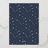 ゴールデンイヤー |新年の応援写真 箔シーズンカード (裏面)