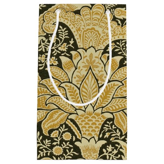 ゴールデンインディアンパターン、ウィリアム・モリス スモールペーパーバッグ (正面)