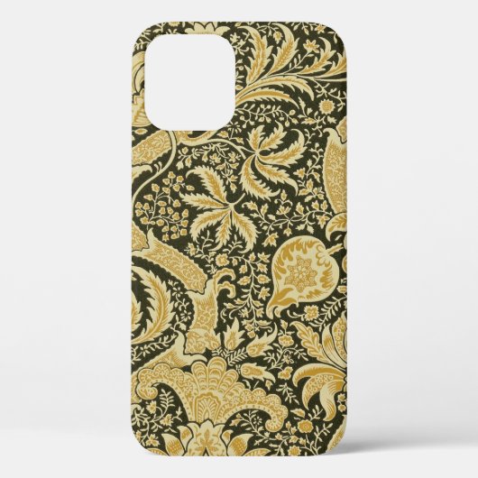 ゴールデンインディアンパターン、ウィリアム・モリス Case-Mate iPhoneケース (裏面)