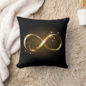 ゴールデンインフィニティシンボル クッション (ブランケット)