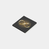 ゴールデンインフィニティシンボル ポストイット (アングル)