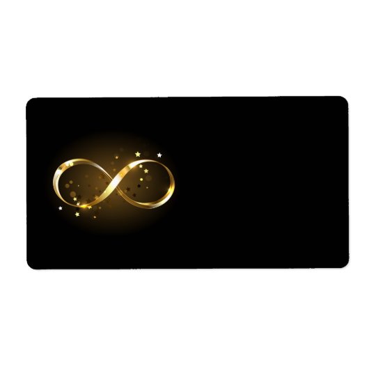 ゴールデンインフィニティシンボル ラベル (正面)