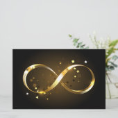 ゴールデンインフィニティシンボル 便箋 (スタンド正面)