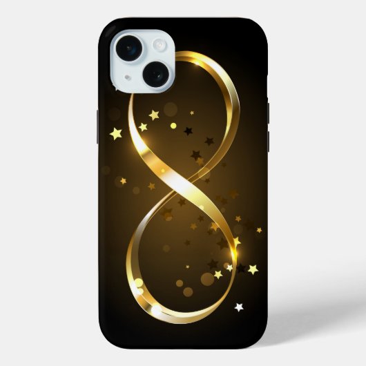 ゴールデンインフィニティシンボル Case-Mate iPhoneケース (裏面)