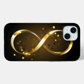 ゴールデンインフィニティシンボル Case-Mate iPhoneケース (裏面 (横))