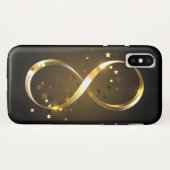 ゴールデンインフィニティシンボル Case-Mate iPhoneケース (裏面(横))