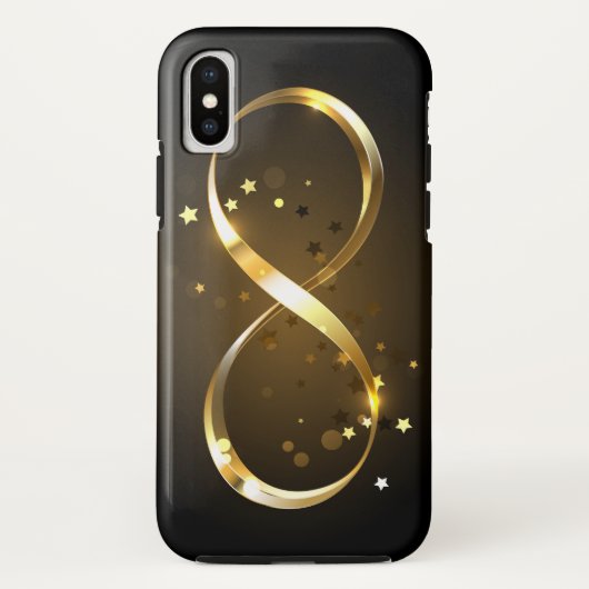 ゴールデンインフィニティシンボル Case-Mate iPhoneケース (裏面)
